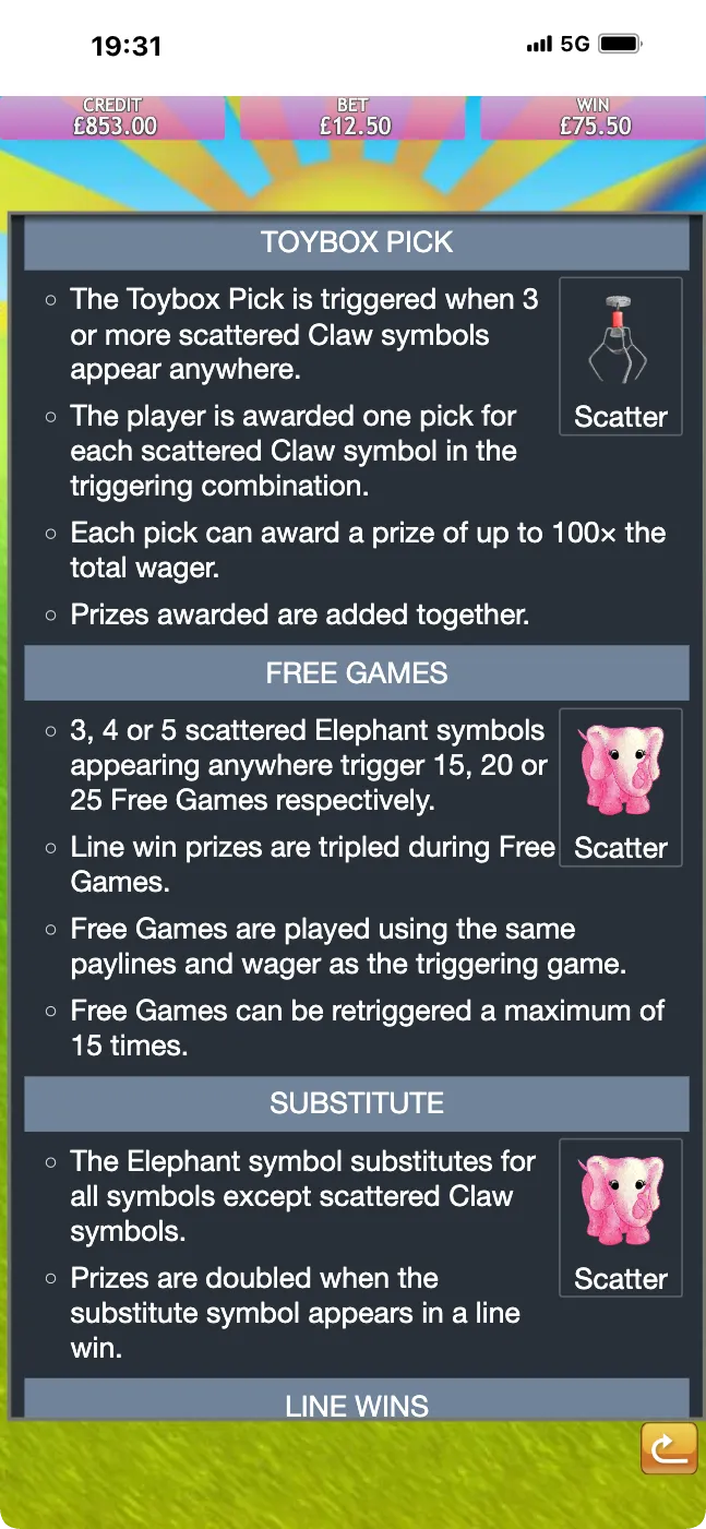 bonus information