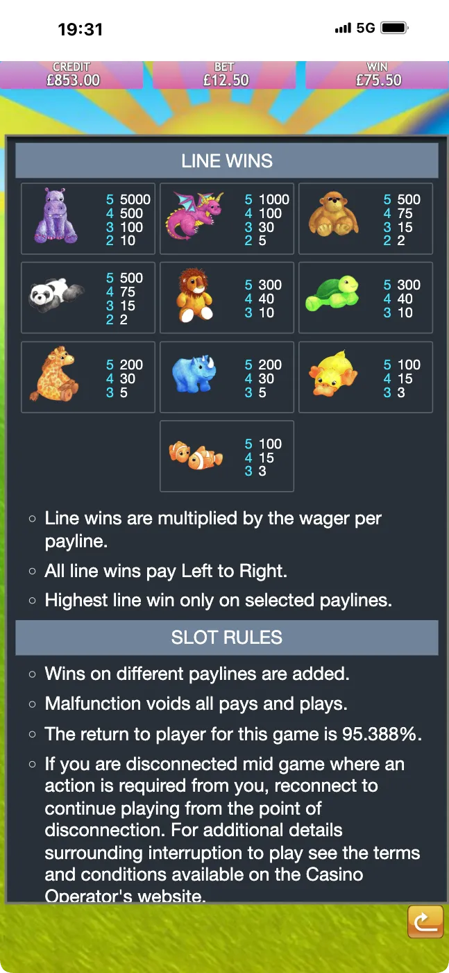 line wins