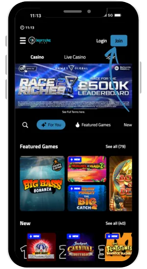 Sign up casino