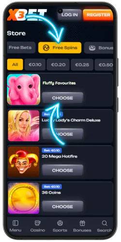 Fluffy Favourites 50 Free Spins free spins item